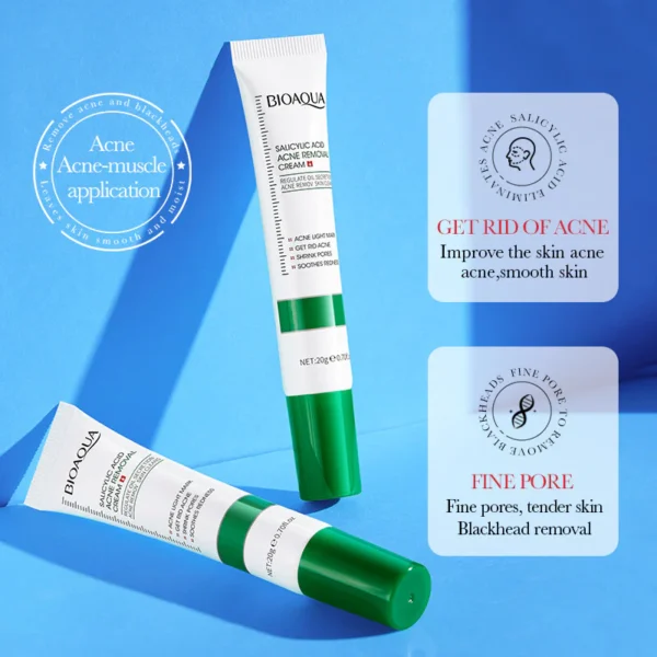 Bioaqua Salicylic Acid Acne Removal cream - Image 2