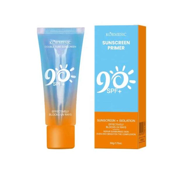 Kormesic double tube tinted & Gel spf90 sunscreen - Image 4