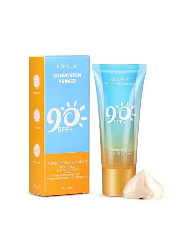 Kormesic double tube tinted & Gel spf90 sunscreen