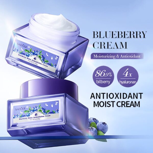 Sadoer Blueberry Niacinamide Hyaluronic acid Cream - Image 2