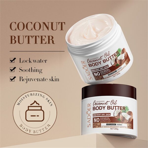 Sadoer Coconut Oil Body Custard - Image 5