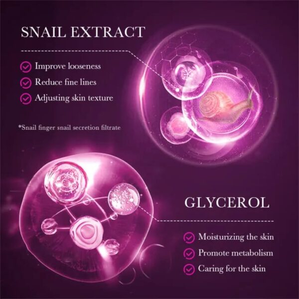 Sadoer Snail Reorganize Collagen Night cream - Image 3