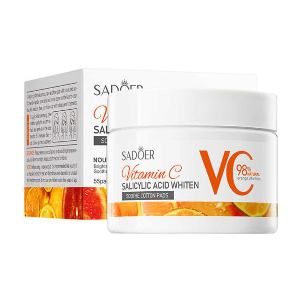 Sadoer Vitamin c salicylic acid Toner pads