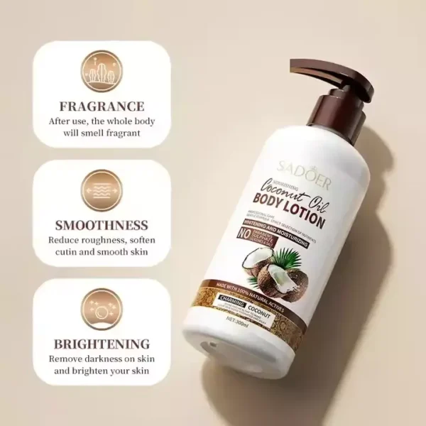 Sadoer Coconut Body Lotion - Image 3