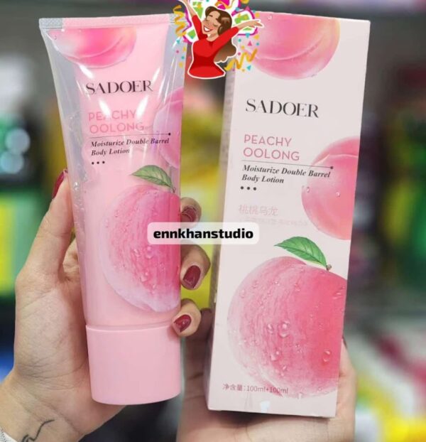 Sadoer Peach Oolong Double tube Body Lotion - Image 2