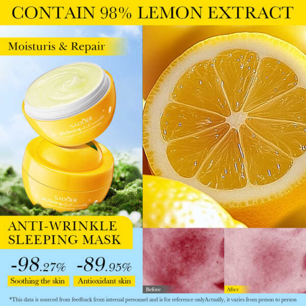 Sadoer Fruit Anti-wrinkle Sleep Mask (Gel Night creams) - Image 4