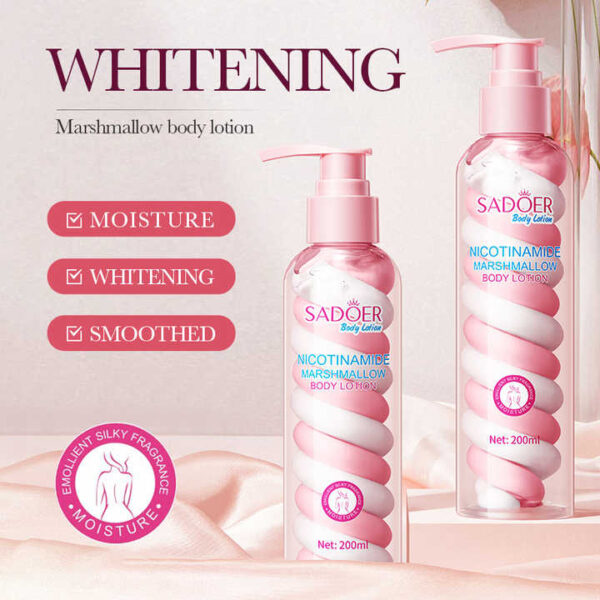 Sadoer Marshmallow 2 in 1 Double cream Body Lotion - Image 6