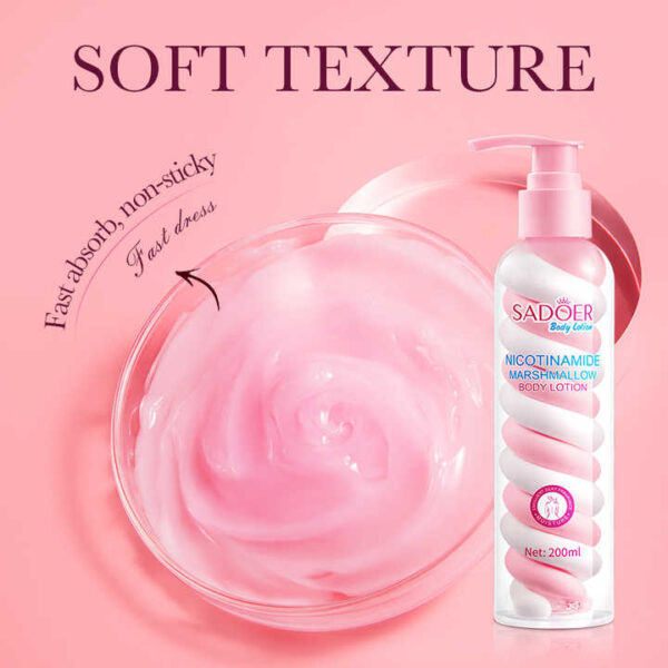 Sadoer Marshmallow 2 in 1 Double cream Body Lotion - Image 3