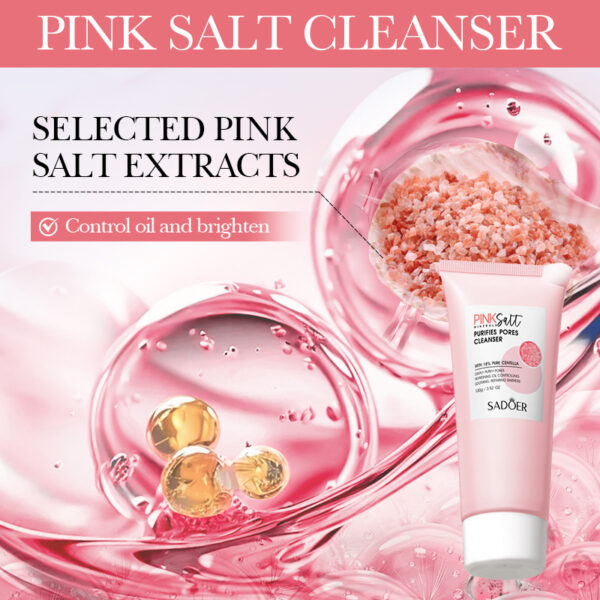 Sadoer Himalayan Pink Salt Pore Minimizer Cleanser - Image 3