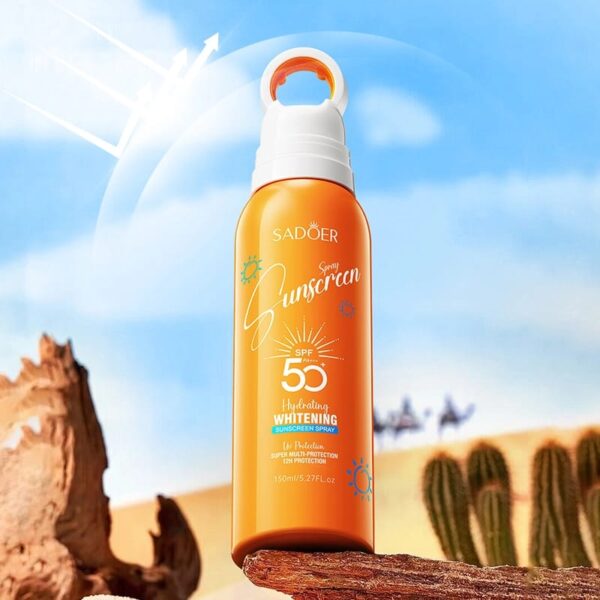 Sadoer Whitening Face Sunscreen spf 50+ Spray - Image 2