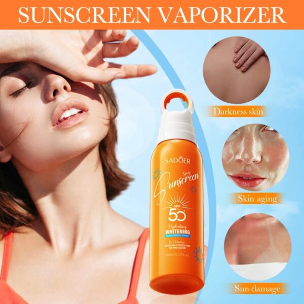 Sadoer Whitening Face Sunscreen spf 50+ Spray - Image 7