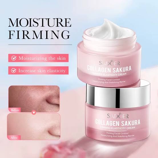 Sadoer Collagen Sakura Firming Elasticity Anti-aging Cream - Image 4